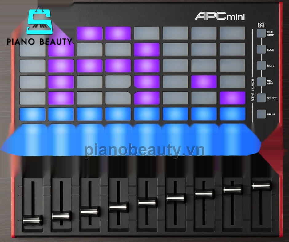 MIDI Pad Controller Akai APC Mini MK2 nhỏ gọn cho producer