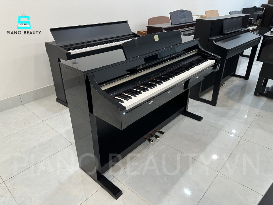 Đàn Piano Điện Yamaha CLP-330PE Nhập Khẩu Nhật Bản – Clavinova Đen Bóng Sang Trọng, Phím GH3 Cao Cấp Yamaha — ảnh 7