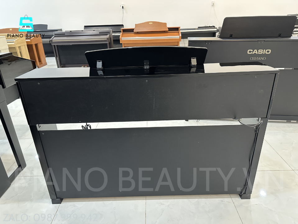 Đàn Piano Điện Yamaha CLP-330PE Nhập Khẩu Nhật Bản – Clavinova Đen Bóng Sang Trọng, Phím GH3 Cao Cấp Yamaha — ảnh 8