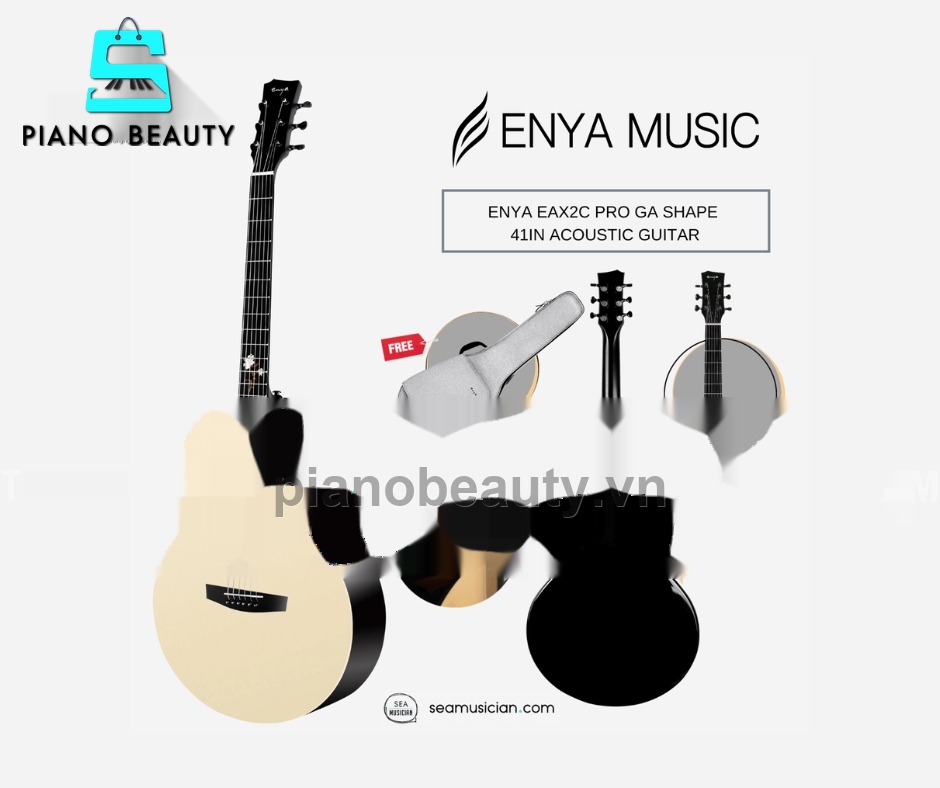 GUITAR ENYA X2 PRO EQ - Tặng Full Bộ Phụ Kiện
