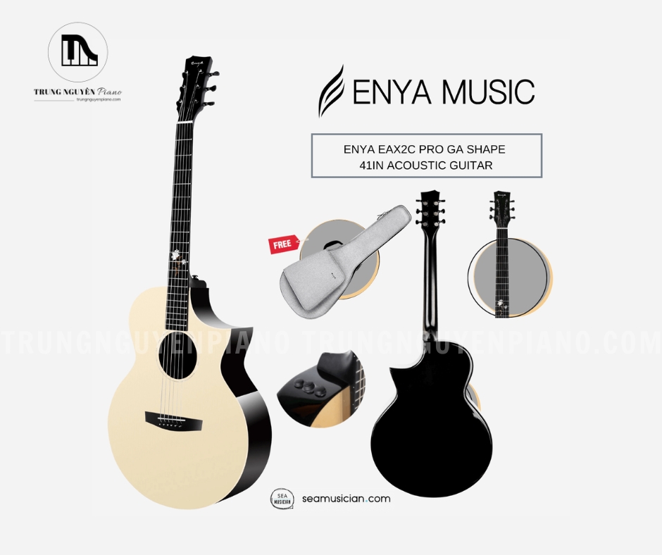ĐÀN GUITAR ENYA X2 PRO EQ - Tặng Full Bộ Phụ Kiện