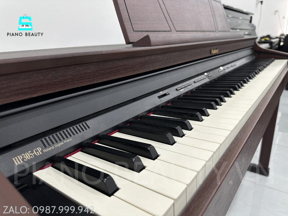 Đàn Piano Điện Roland HP305GP Nhập Khẩu Nhật Bản | Bàn Phím PHA II Ivory Feel, Âm Thanh SuperNATURAL Cao Cấp Roland — ảnh 2