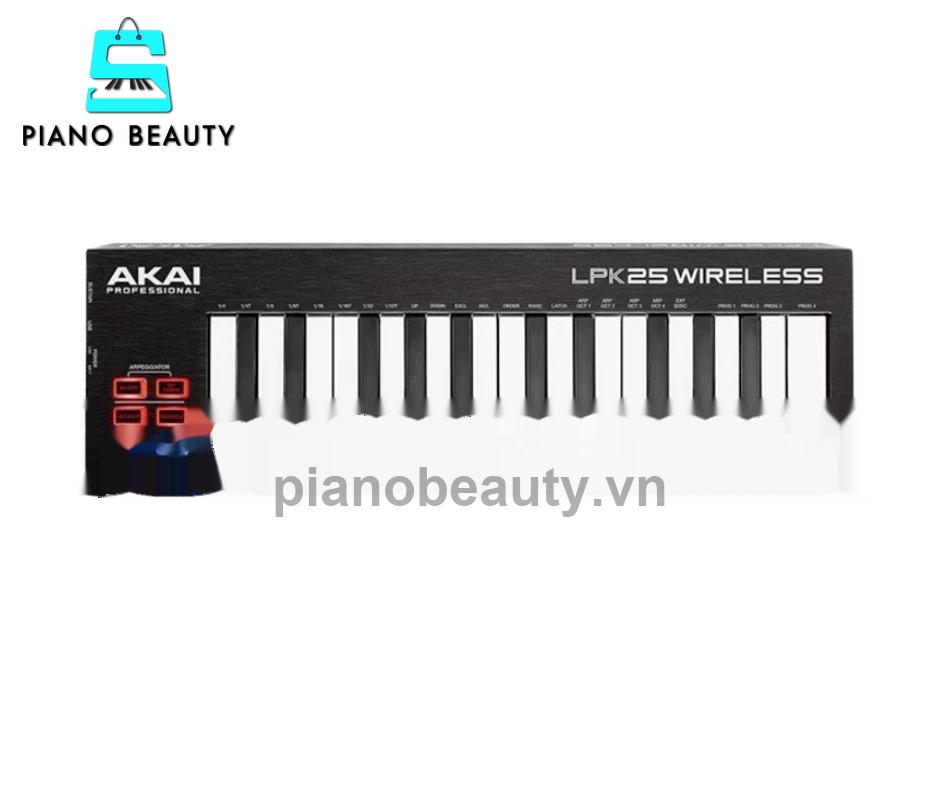 Keyboard Akai LPK25 Wireless không dây, chính hãng 100%