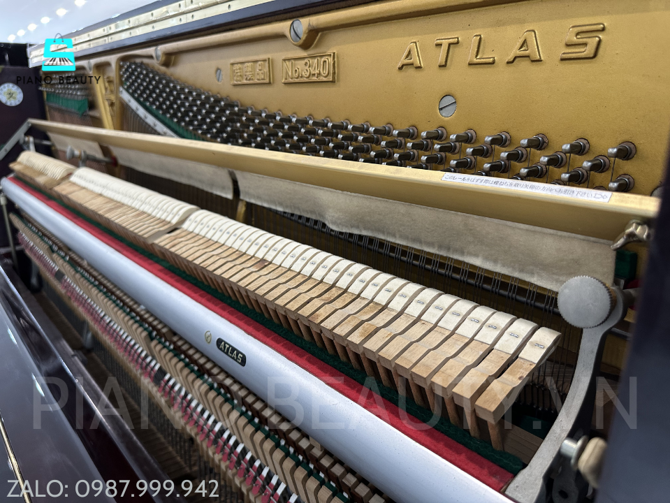 Đàn Piano Cơ Atlas No.340 Chính Hãng Nhật Bản | Upright Piano Cao Cấp Với Âm Thanh Mạnh Mẽ, Nội Lực Atlas — ảnh 7
