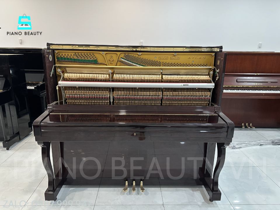 Đàn Piano Cơ Atlas No.340 Chính Hãng Nhật Bản | Upright Piano Cao Cấp Với Âm Thanh Mạnh Mẽ, Nội Lực Atlas — ảnh 4