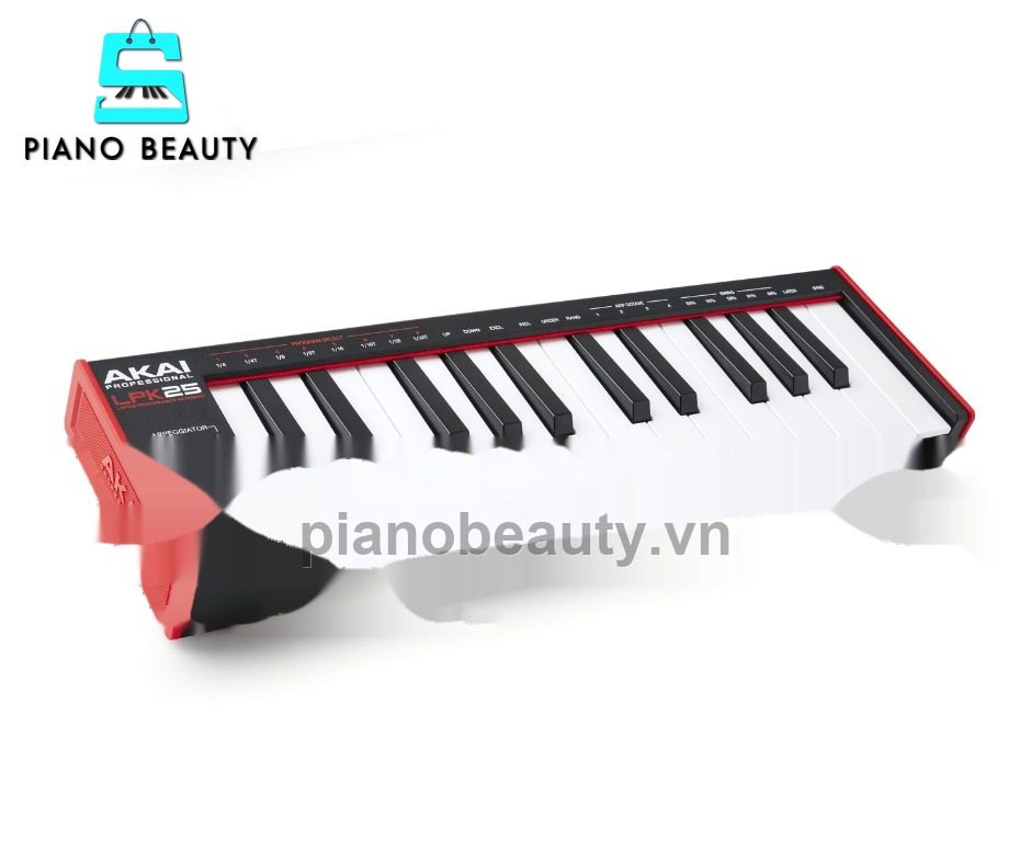 Keyboard Akai LPK25V2 nhỏ gọn, sản xuất âm nhạc cho producer