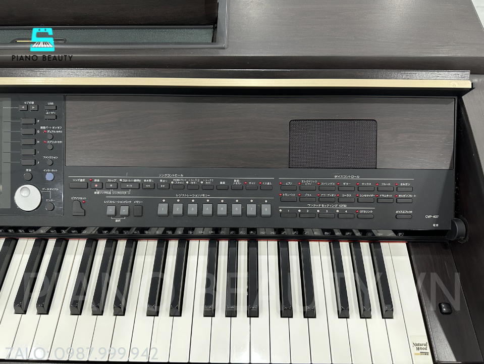 Đàn Piano Điện Yamaha CVP407 – Clavinova Cao Cấp, Bàn Phím Gỗ Tự Nhiên Yamaha — ảnh 5