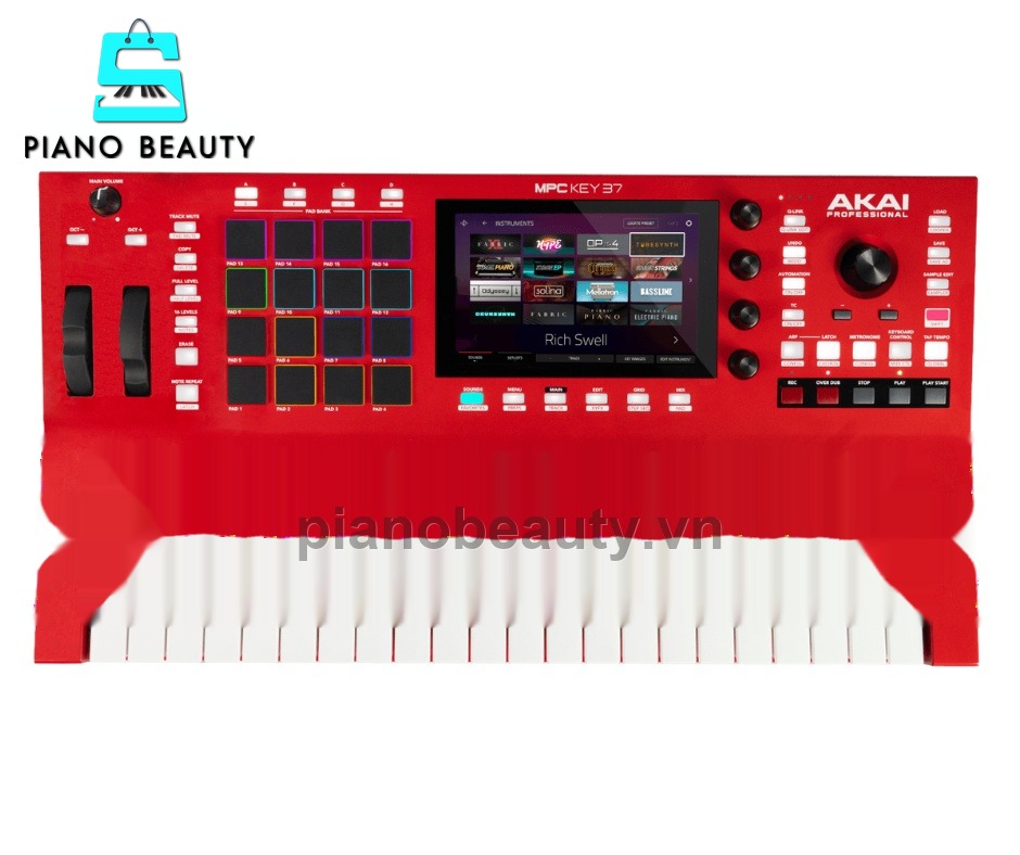 Keyboard Akai MPC Key 37 chính hãng, sản xuất âm nhạc độc lập