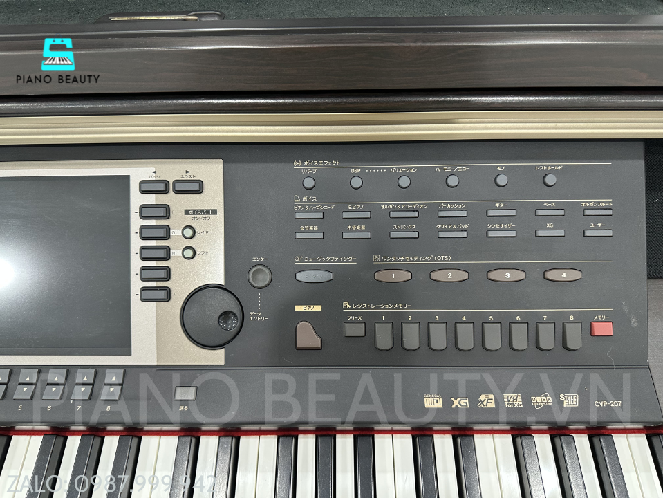 Đàn Piano Điện Yamaha Clavinova CVP-207 Nhập Khẩu Nhật Bản Chính Hãng Yamaha — ảnh 2