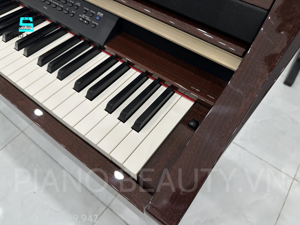 Đàn Piano Điện Yamaha CLP-380PE – Flagship Clavinova Cao Cấp Với Bàn Phím Gỗ Tự Nhiên Yamaha — ảnh 2