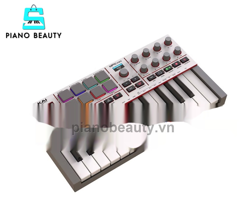 Bàn phím Akai Professional MPK Mini MK4 Gray chính hãng, cao cấp
