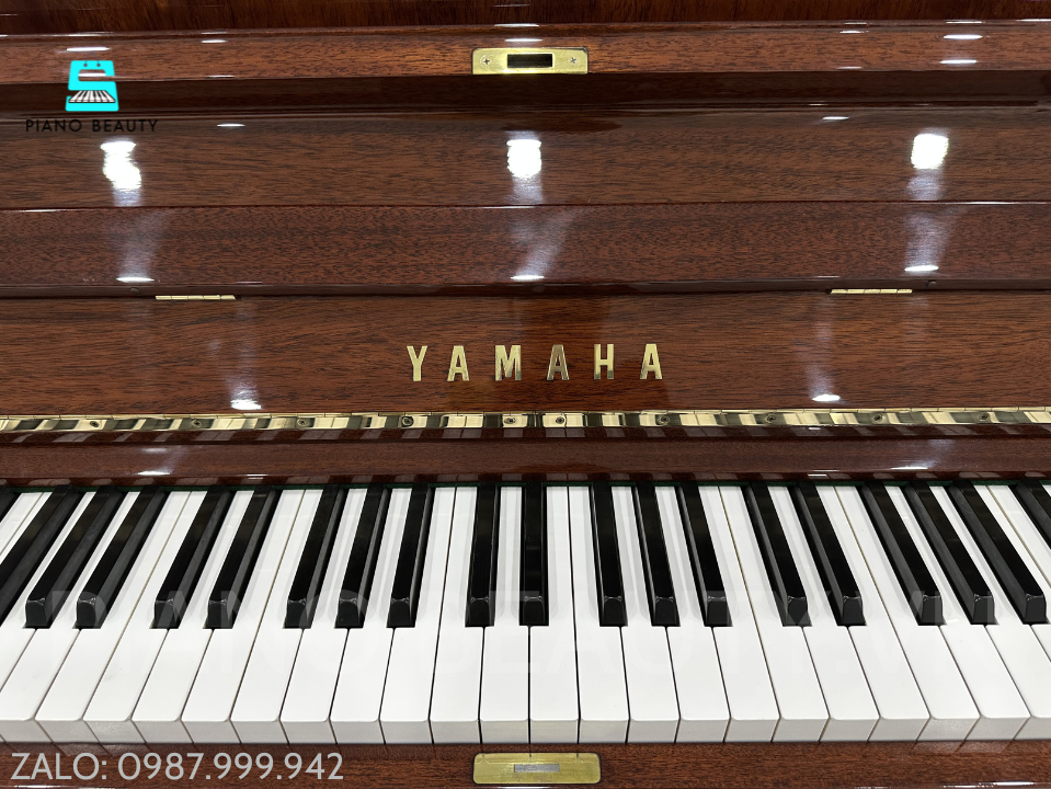 Đàn Piano Cơ Yamaha W106 Nhập Khẩu Nhật Bản | Thiết Kế Chân Cong Châu Âu, Âm Thanh Mạnh Mẽ Sang Trọng Yamaha — ảnh 4