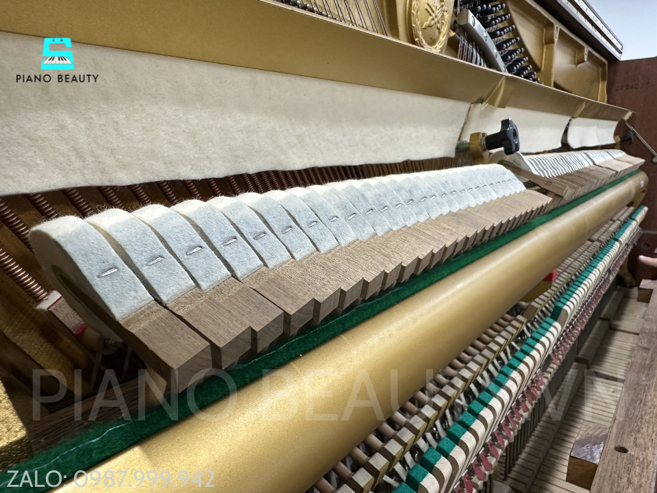 Đàn Piano Cơ Yamaha W106 Nhập Khẩu Nhật Bản | Thiết Kế Chân Cong Châu Âu, Âm Thanh Mạnh Mẽ Sang Trọng Yamaha — ảnh 7